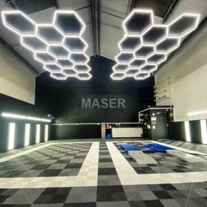 hexagon light garage